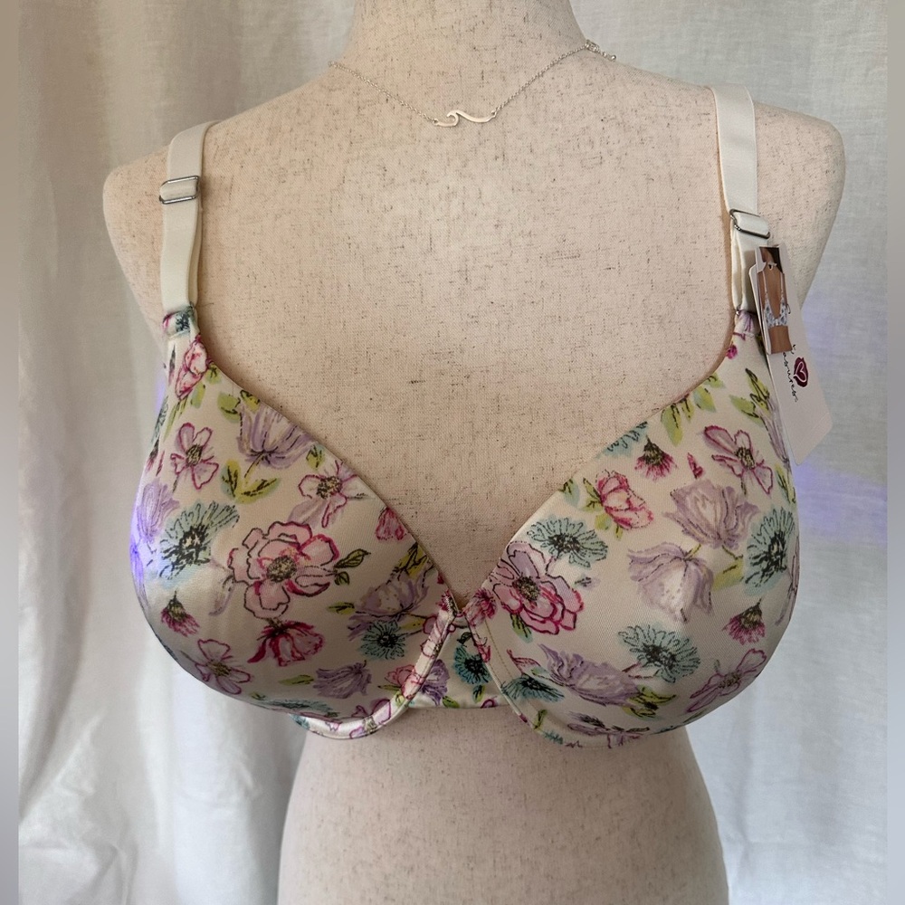 NWT! Floral Bra Sz 40DD